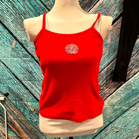 Vintage Grateful Dead Steely Red Cotton women’s tank top size Large - Picture 1 of 4